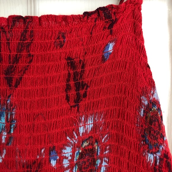 Free People Intimately Garden Party Red Maxi Dress - Picture 15 of 15